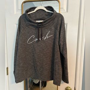 1X Coach Cowl neck Sweatshirt